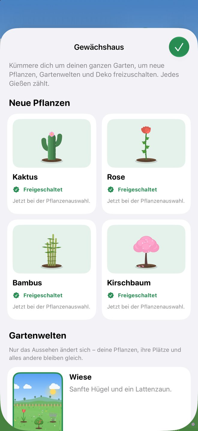 Bildschirmfoto der App Knubbi